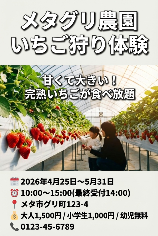 文字入れの出力イメージ