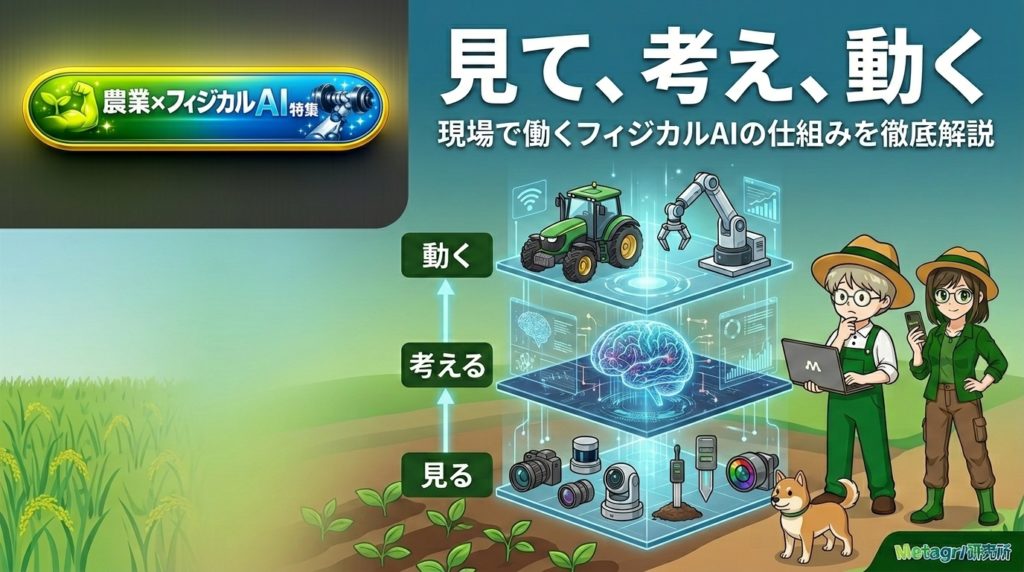 【第3弾】「見て、考えて、動く」 畑で働くフィジカルAIの仕組みを、農作業に置き換えて徹底解説